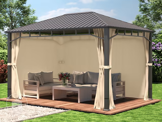 Tonnelle de jardin Sunset Superior, 3×4 m