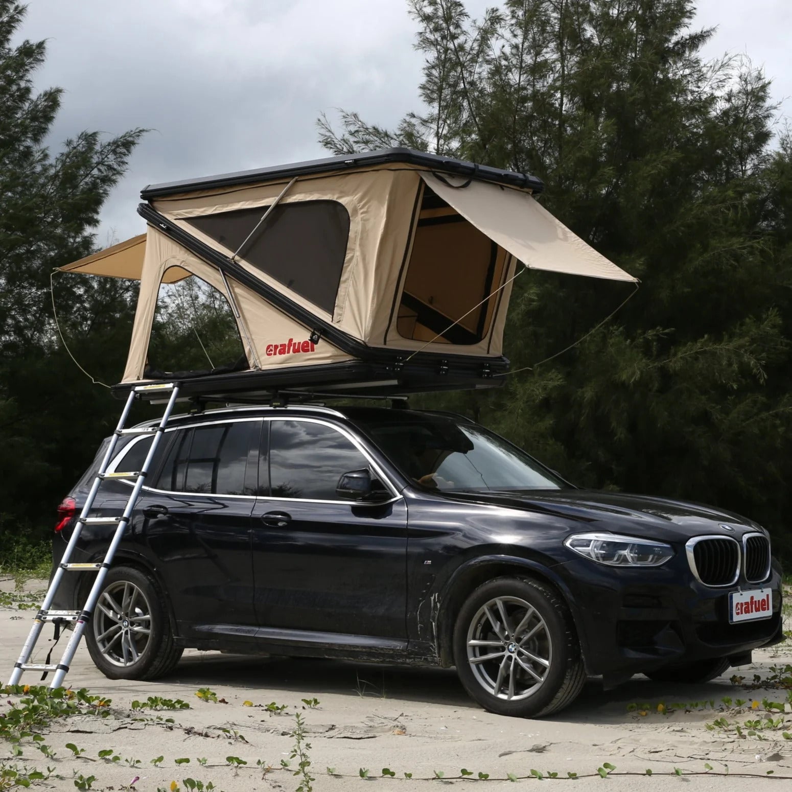 Tente de toit à coque en Aluminium - 2 Personnes