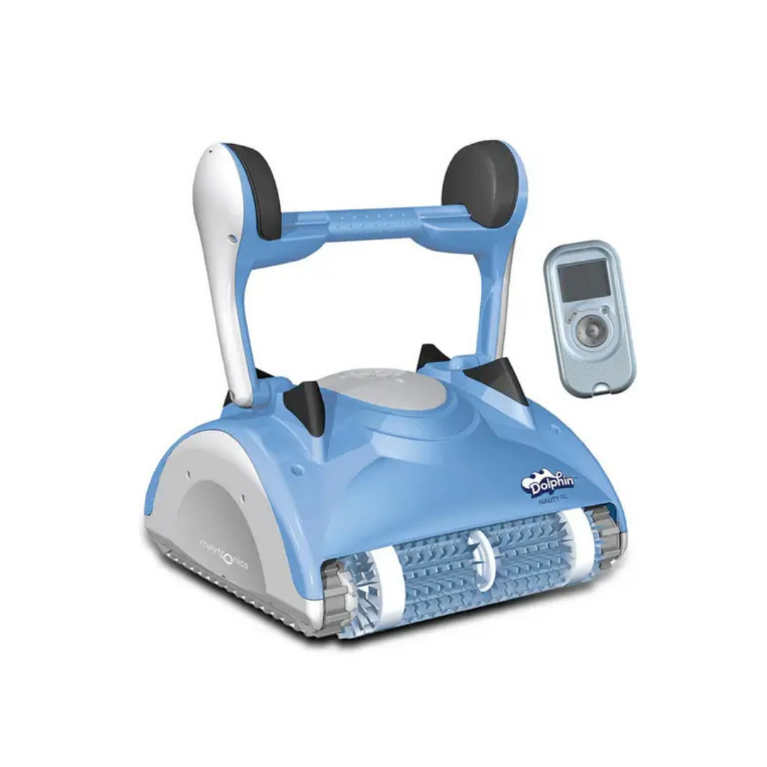Robot Piscine - Dolphin Nauty TC - Avec brosse combinée et télécommande