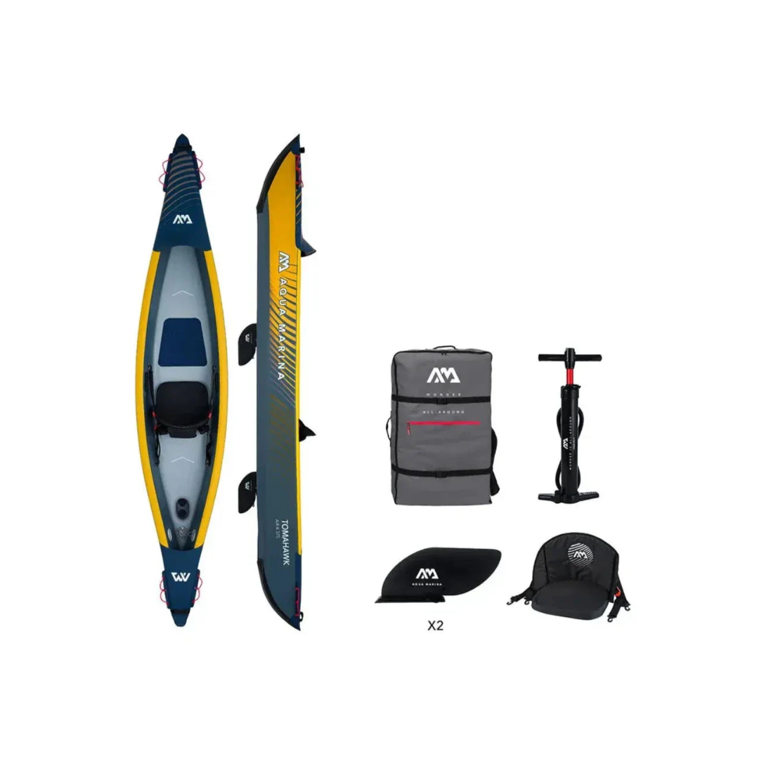 Kayak Gonflable Aqua Marina Tomahawk AIR-K pour 1 personne