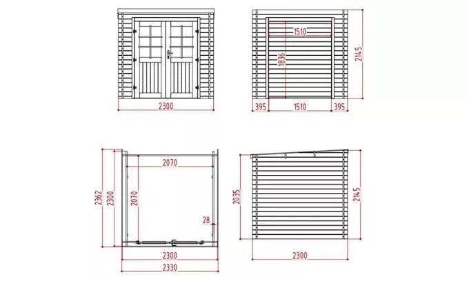 Abri de Jardin MEGEVE - 4.26m²