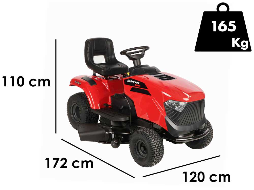 Tracteur tondeuse BRONCO 107T-S